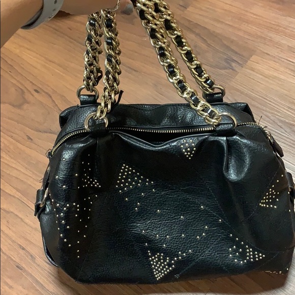 Gold Studded Chain Bag - Picture 3 of 11